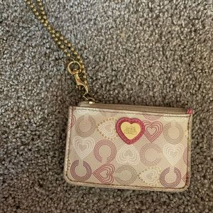 Small Coach wristlet wallet